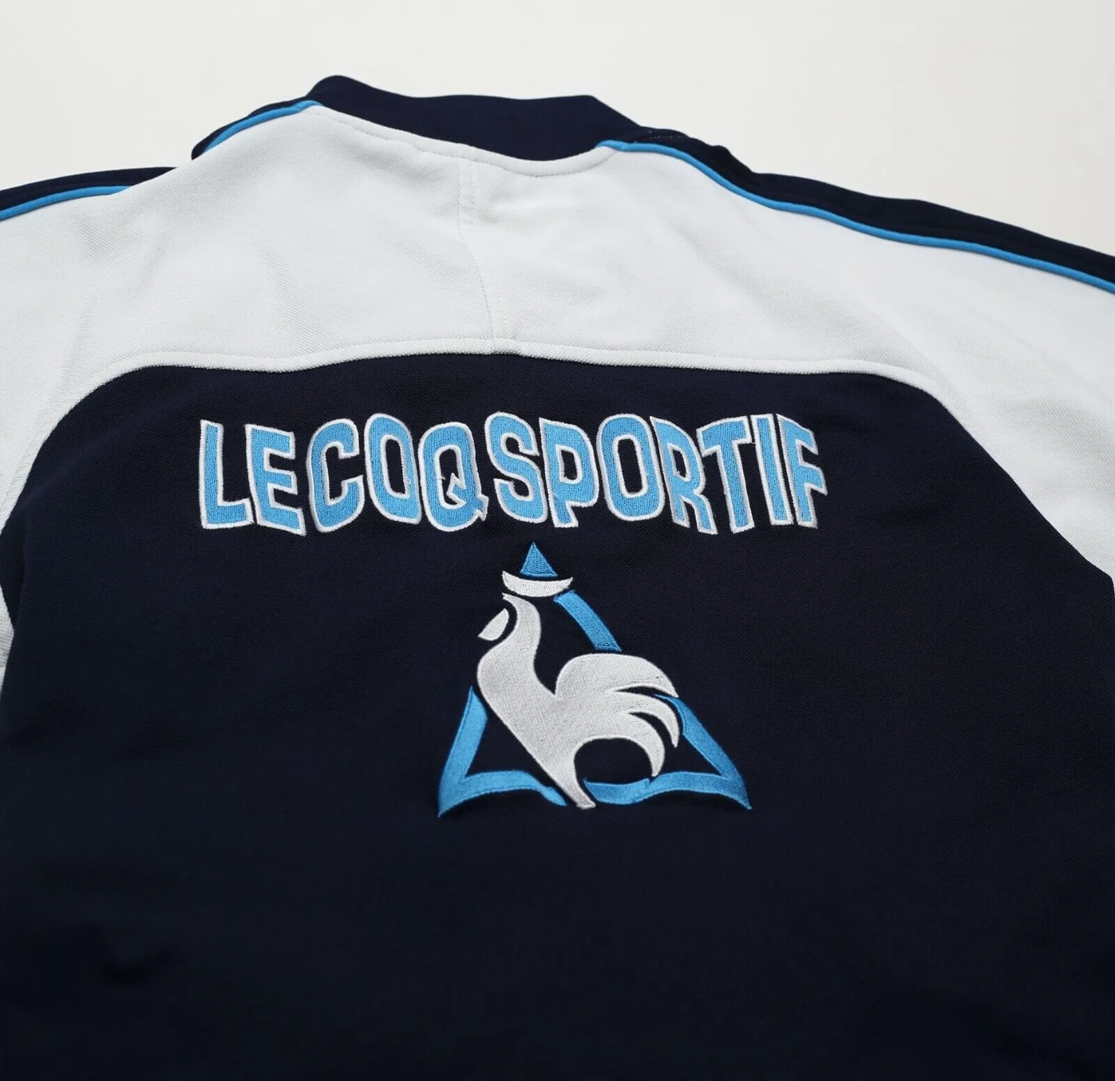 2001/03 MANCHESTER CITY Vintage le coq sportif Football Track Top Jacket (S/M)