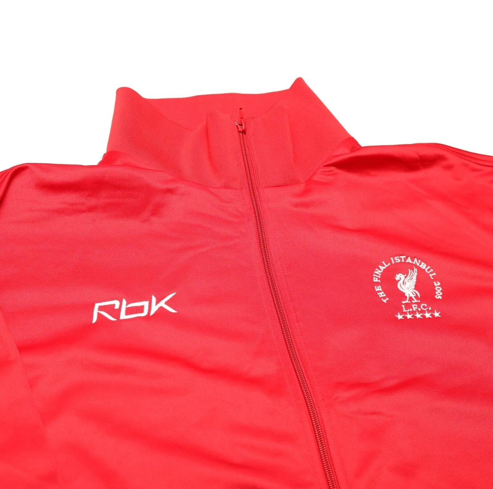 2004/05 LIVERPOOL Vintage Reebok UCL Final Football Jacket Track Top (L)