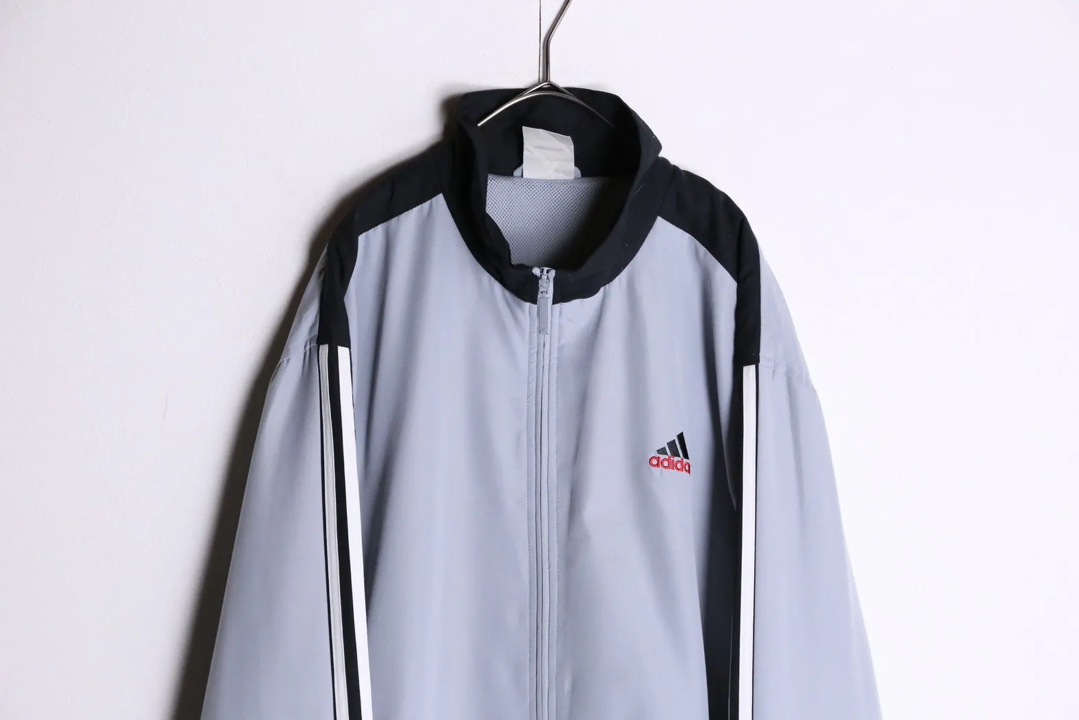 90’s“adidas”gray×black track jacket