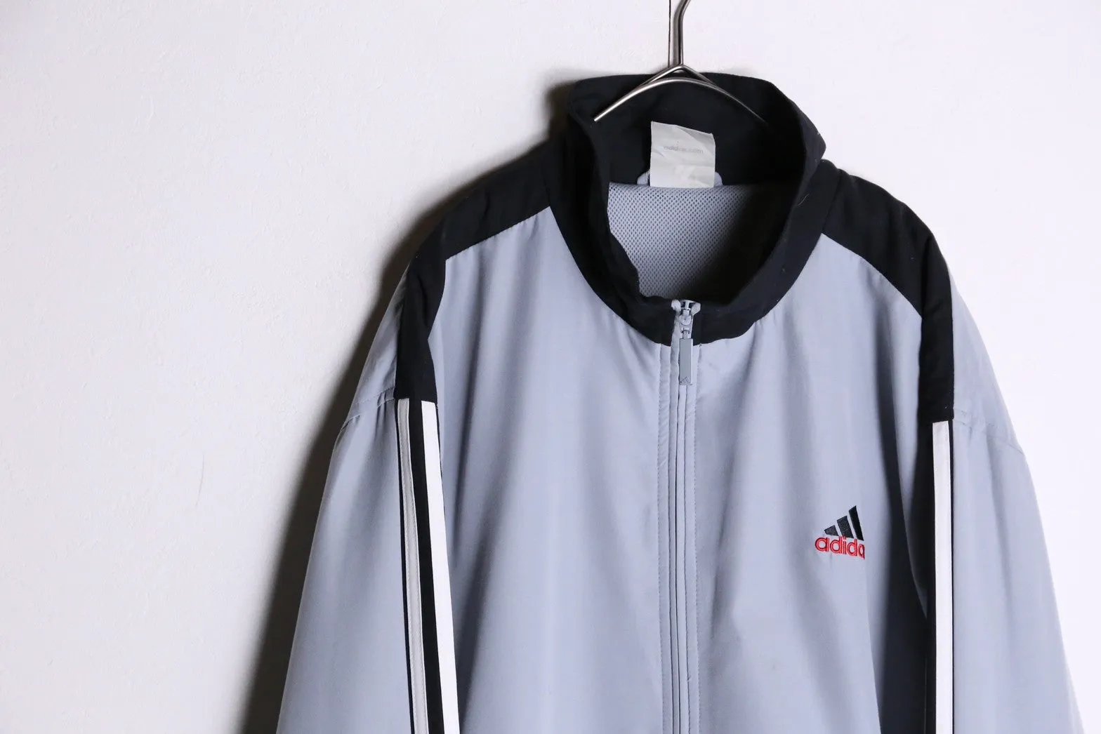 90’s“adidas”gray×black track jacket