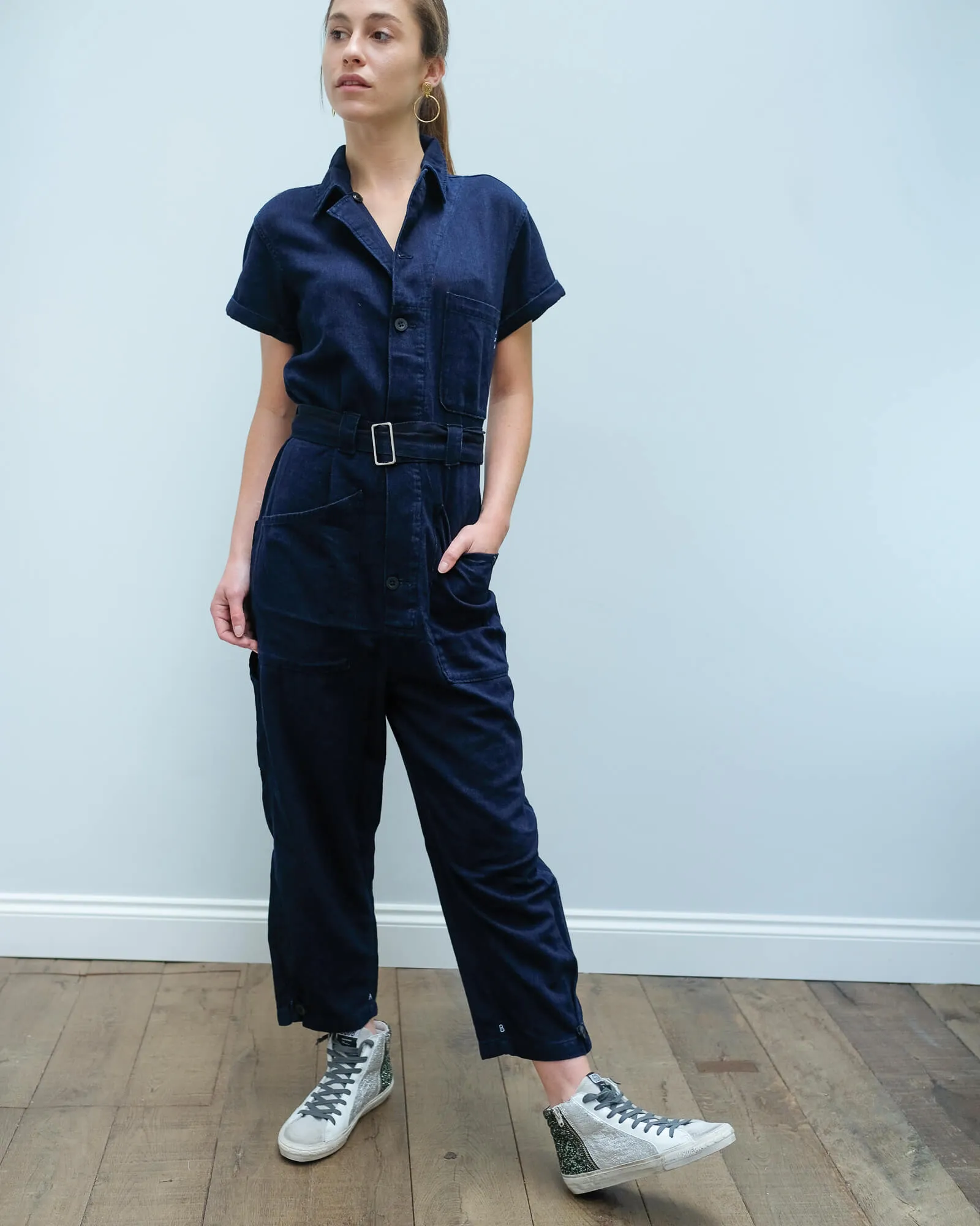 AB 151117 Lightweight jumpsuit in indigo