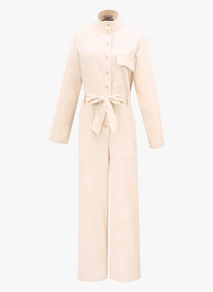 Ady Corduroy Jumpsuit (Cream)