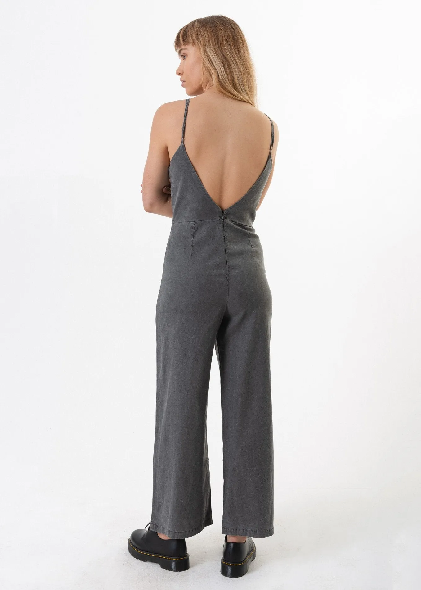 Afends Womens Farrah - Hemp Long Jumpsuit