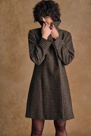 Aimee Tweed Coat - Earth Check