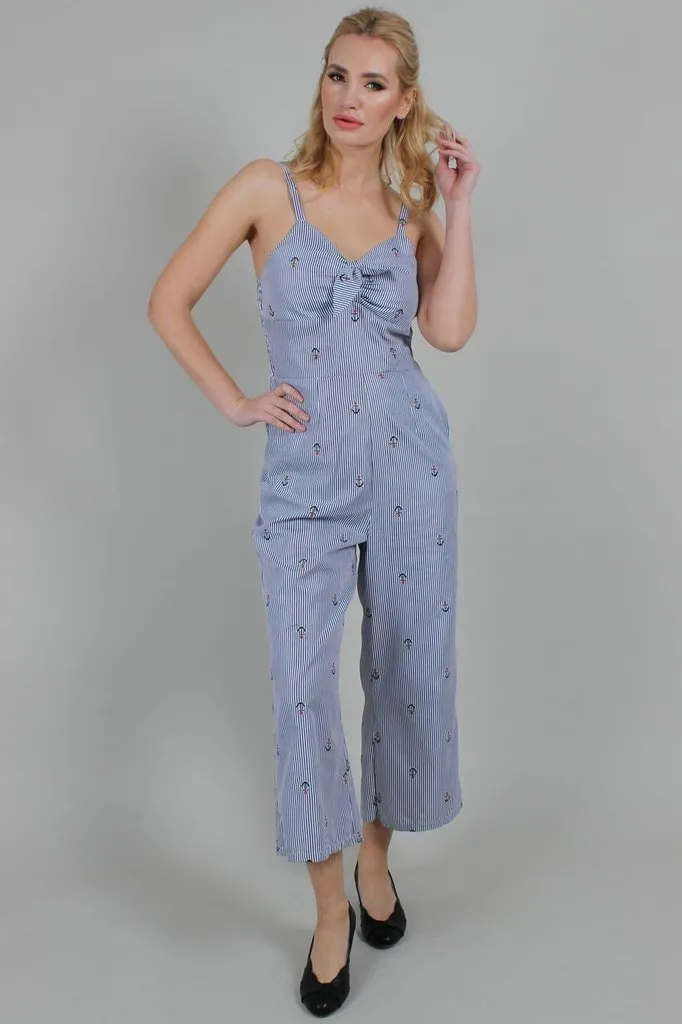 Andy Anchor V-neck Jumpsuit