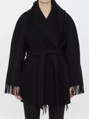 Balenciaga Fringe Coat