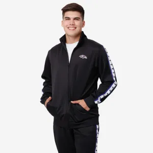 Baltimore Ravens Stripe Logo Track Jacket