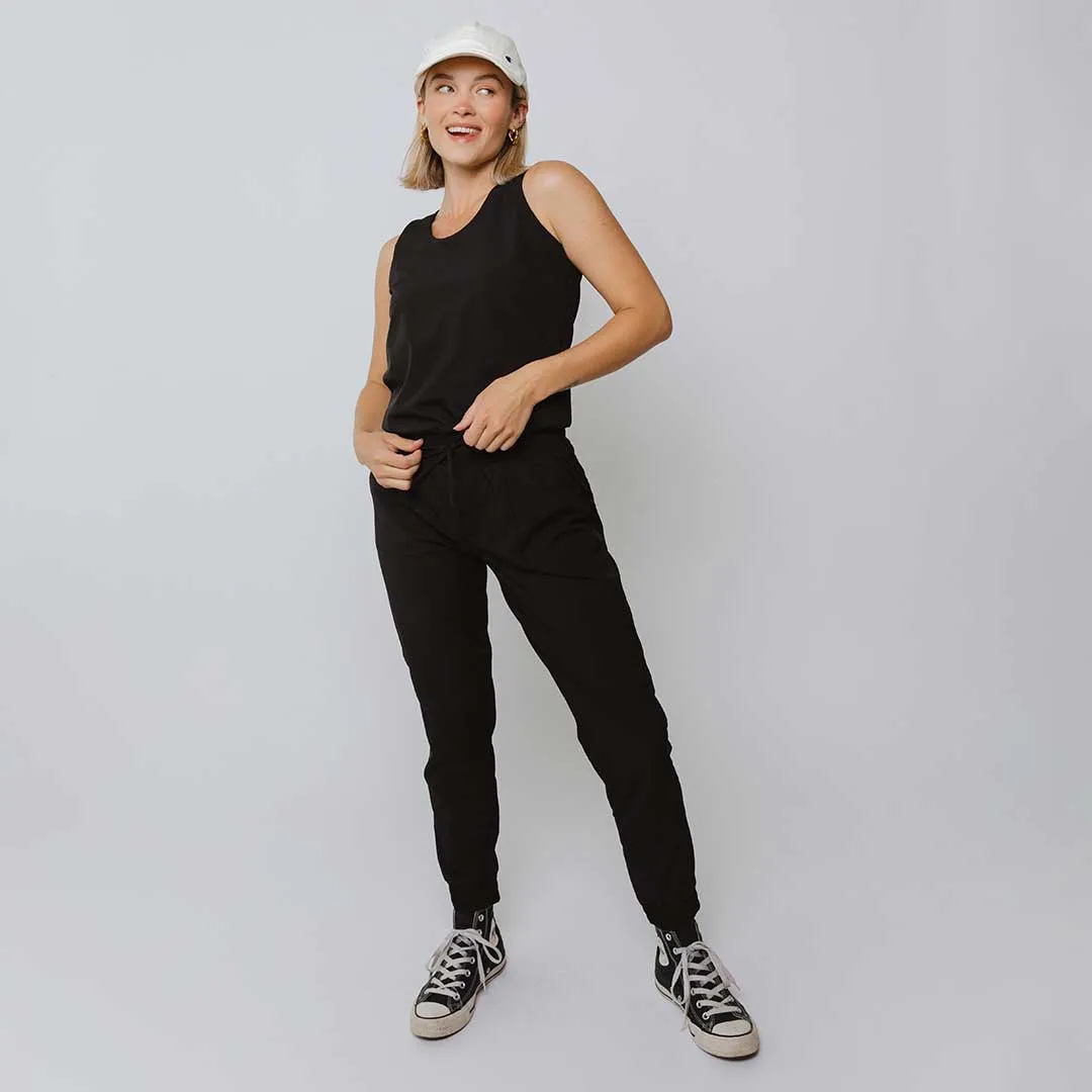 Black Tank Jumpsuit