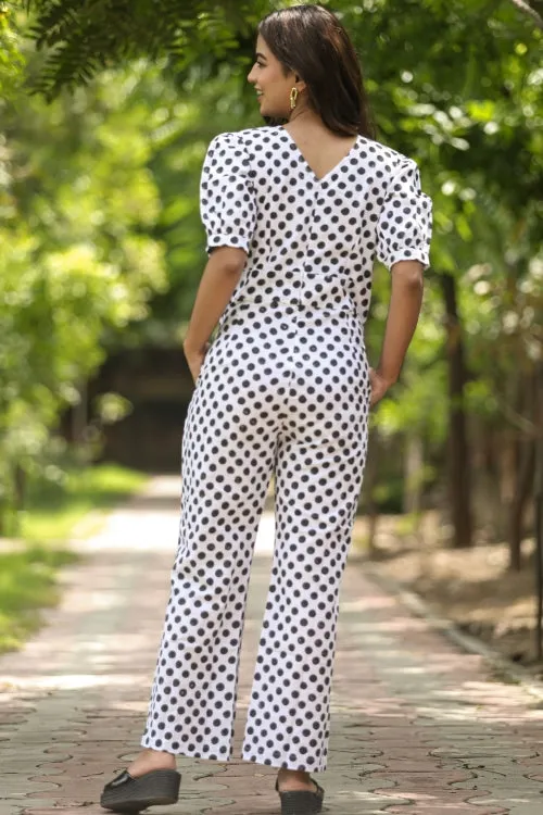 Blackberries Hand Block Printed  Jumpsuit