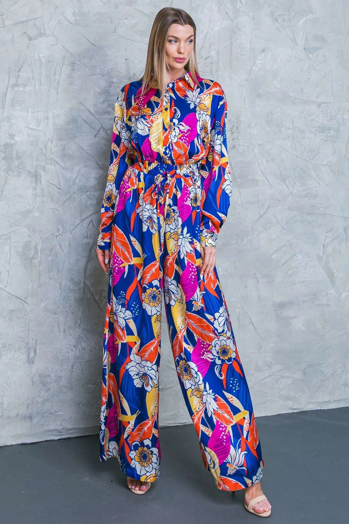 BLOOMING HOPE WOVEN JUMPSUIT