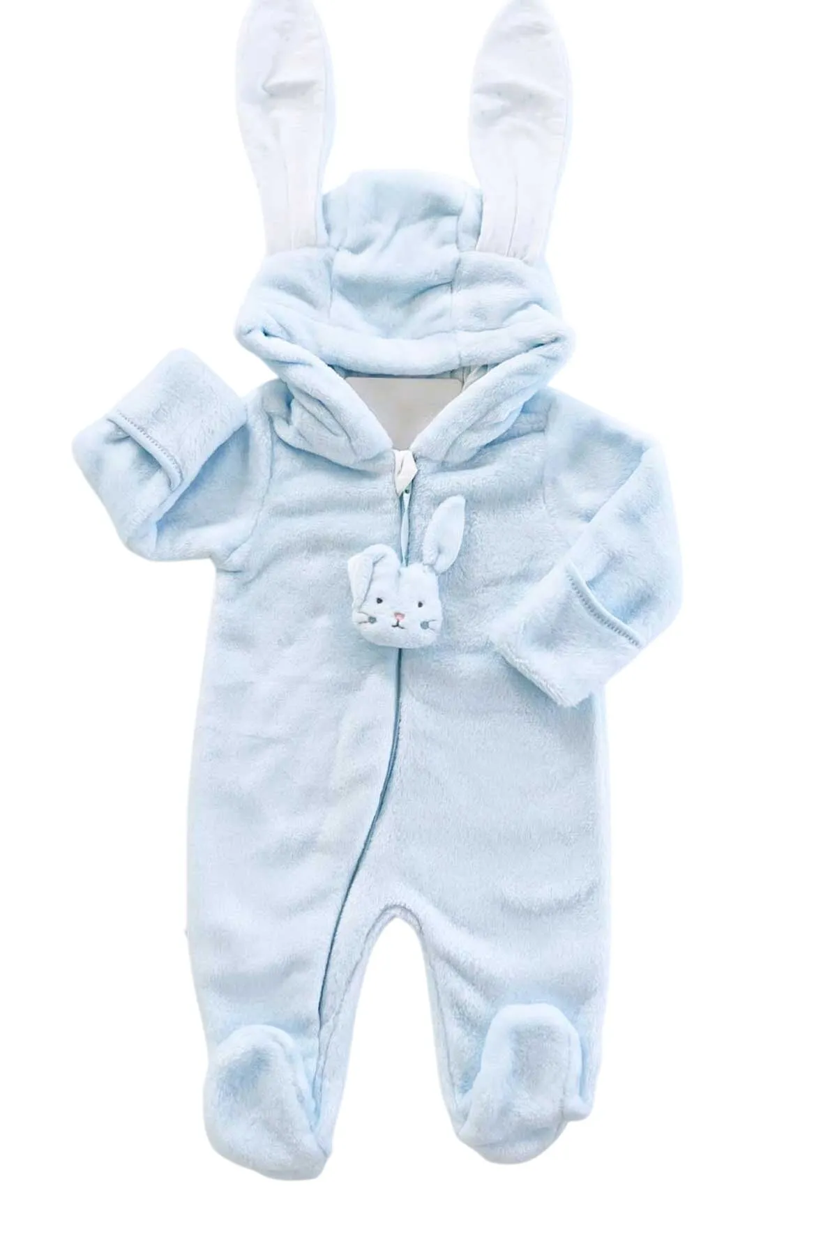 Blue Bunny Hooded Jumpsuit