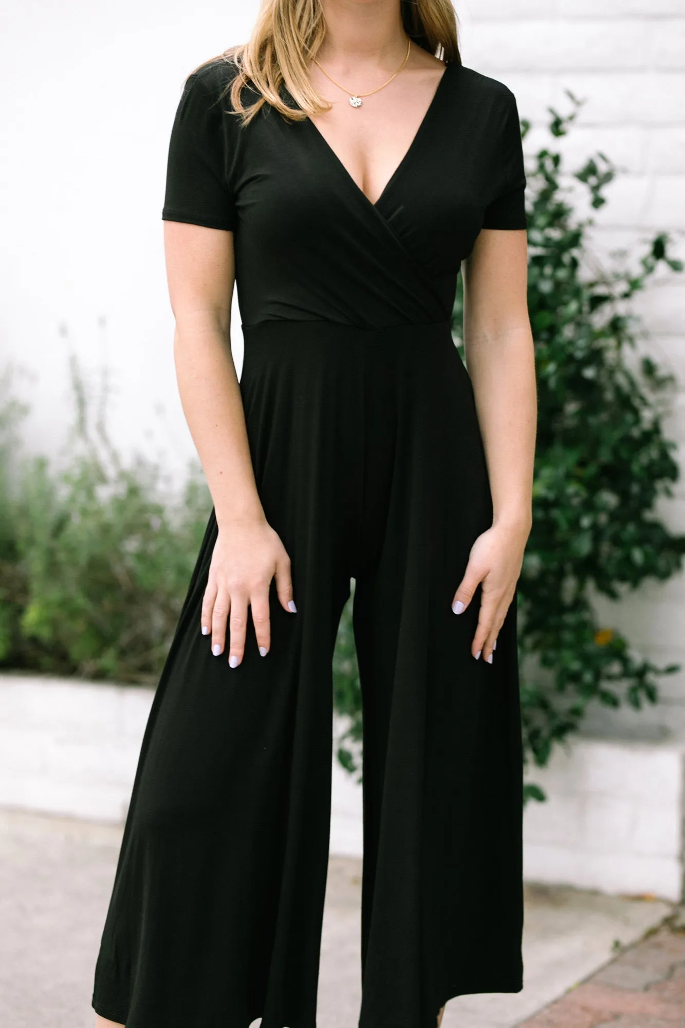 Brenda Short Sleeve Jumpsuit