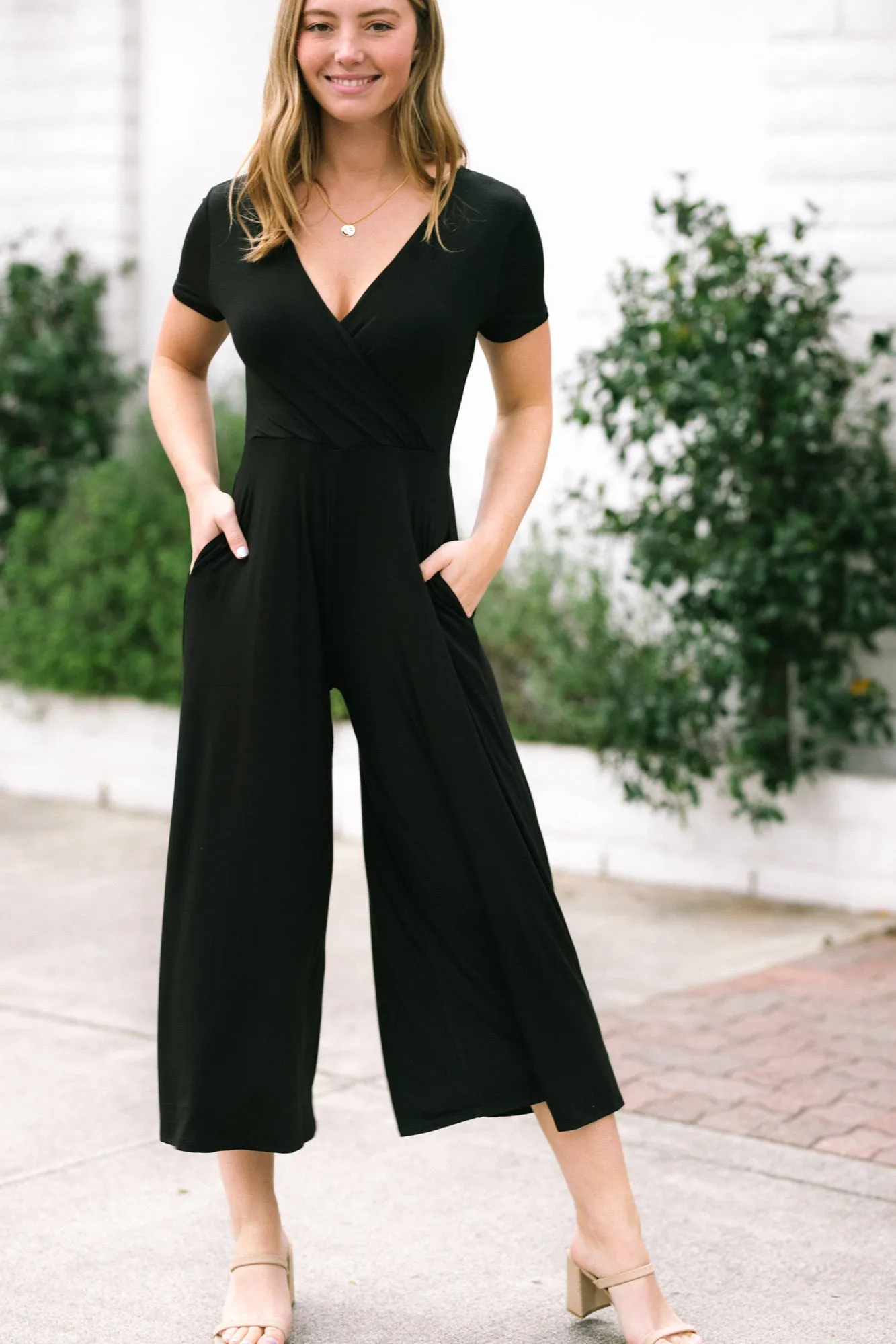 Brenda Short Sleeve Jumpsuit