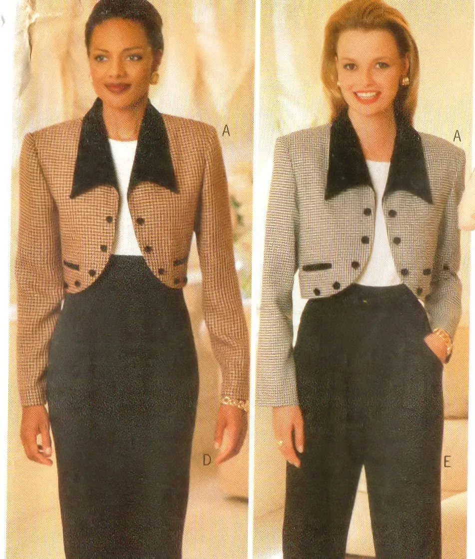 Butterick 4736 - UNCUT COMPLETE - Sizes 6, 8, 10, 12 Jessica Howard Jacket, Dress, Jumpsuit & Belt