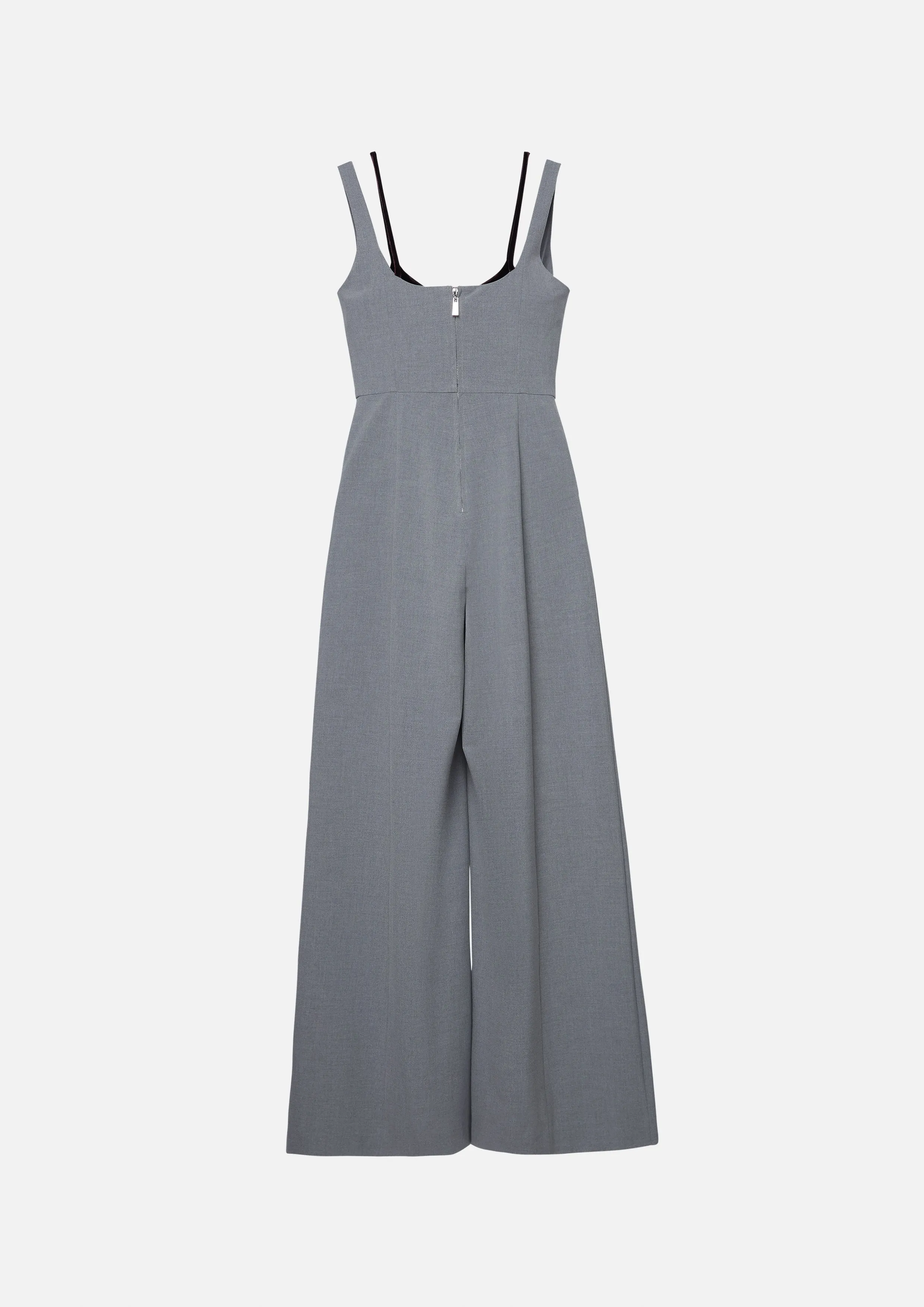 Camisole Layered Sleeveless Jumpsuit