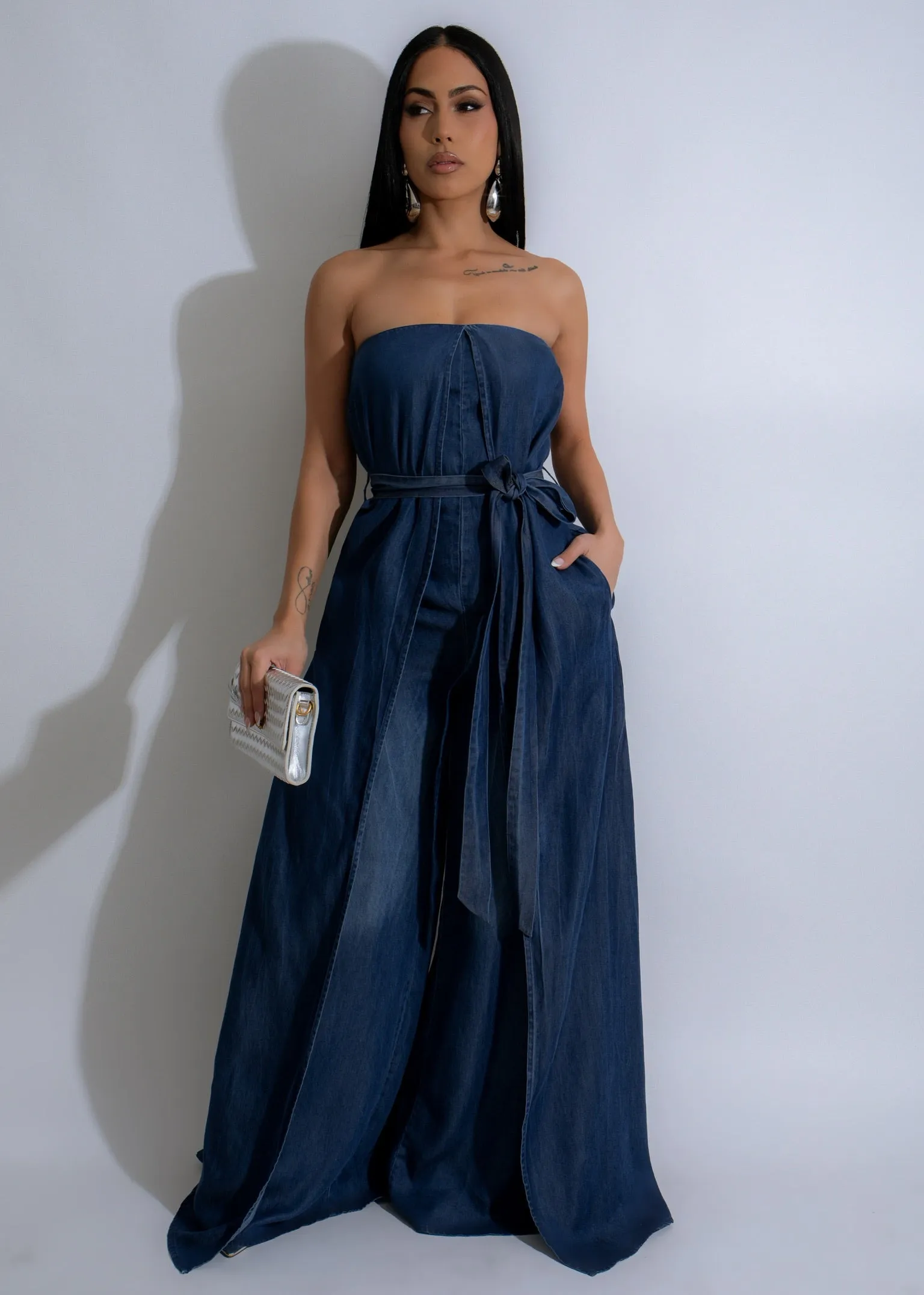 Cerulean Rift Jumpsuit Denim