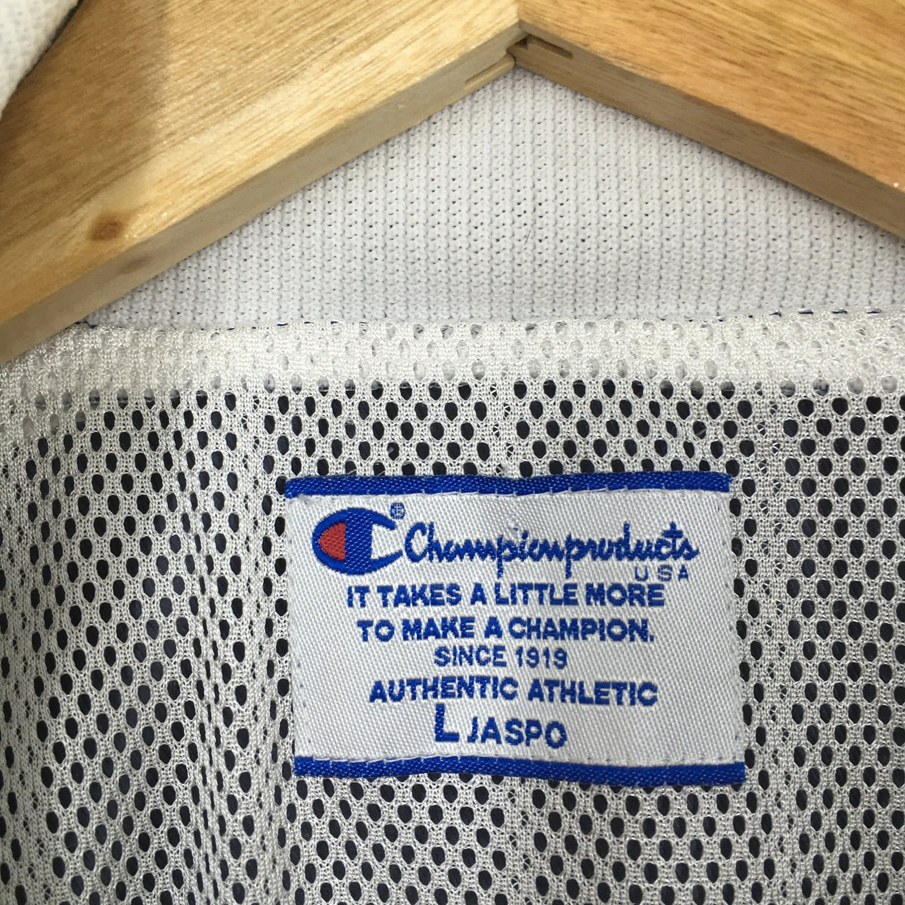 Champion Hoodie Jacket Windbreaker Large