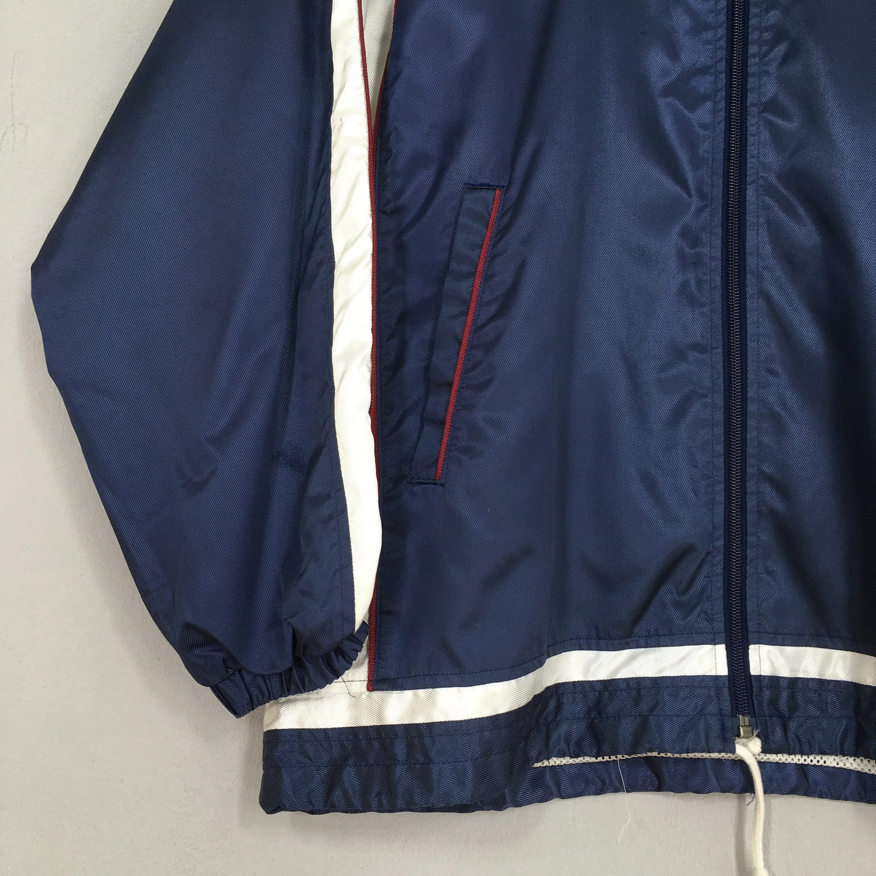 Champion Hoodie Jacket Windbreaker Large