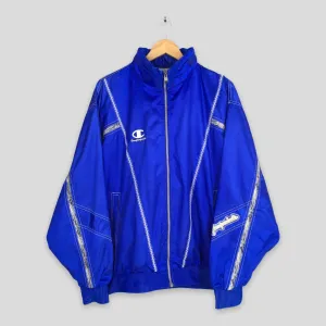 Champion Light Jacket Blue Windbreaker XLarge