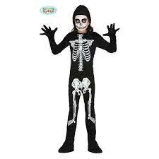 Child's Hooded Skeleton Jumpsuit