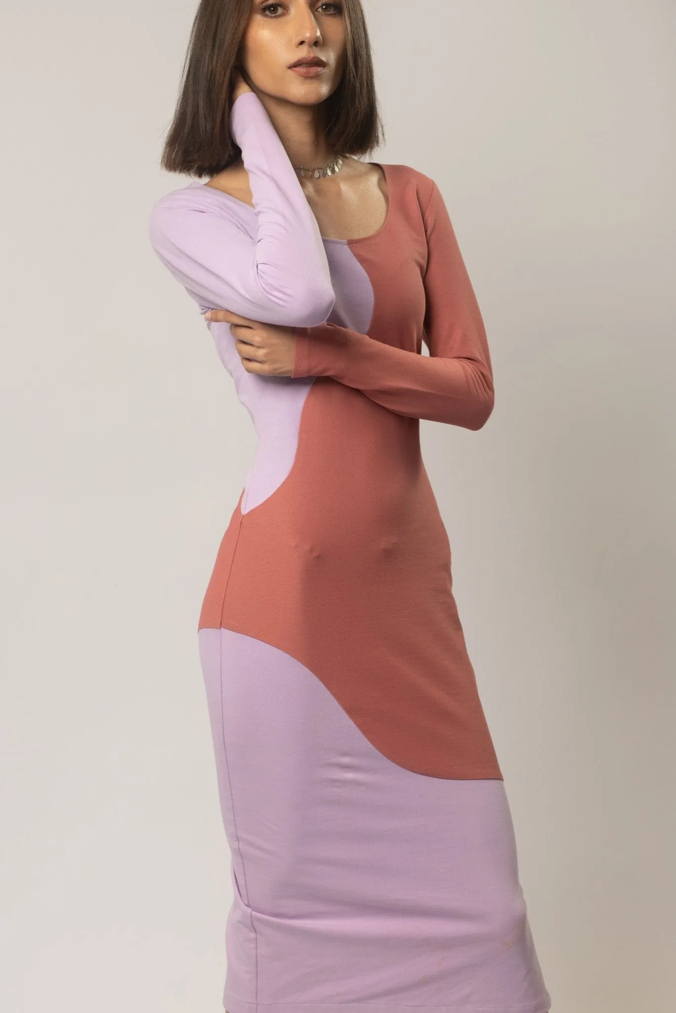 Color Block Unicorn Dress