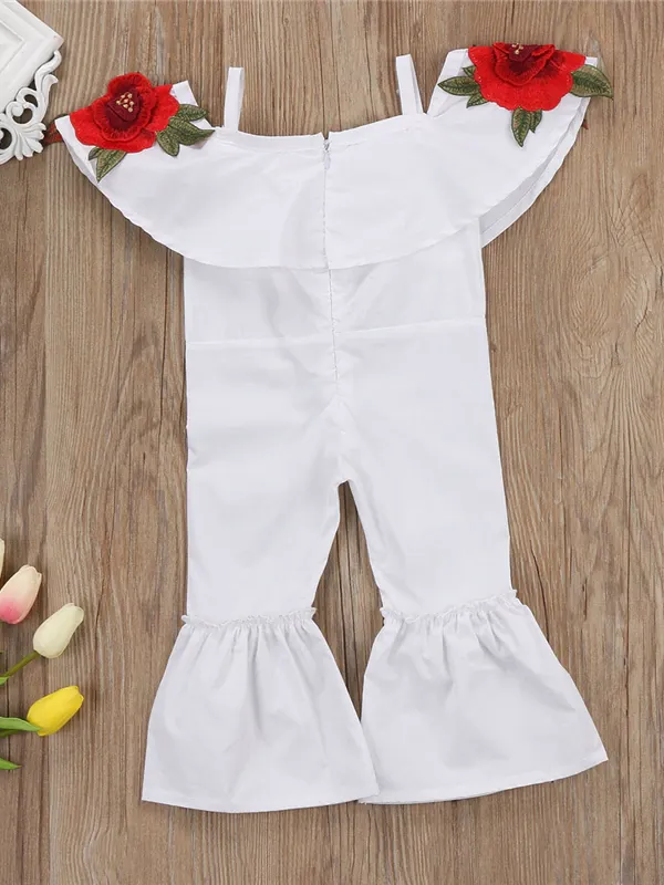 Como La Flor Bell Bottom Jumpsuit