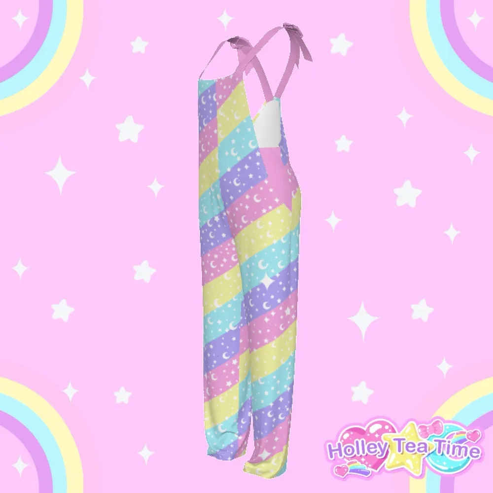 Cosmic Rainbow Jumpsuit Overalls