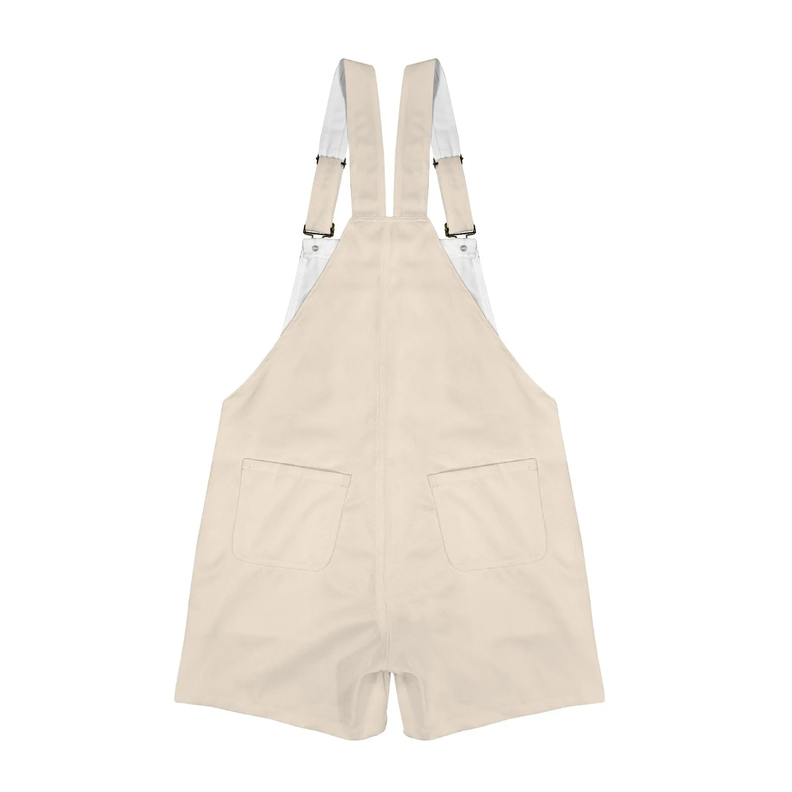 Country Christmas Cowboy Unisex Shorts Suspender Jumpsuit