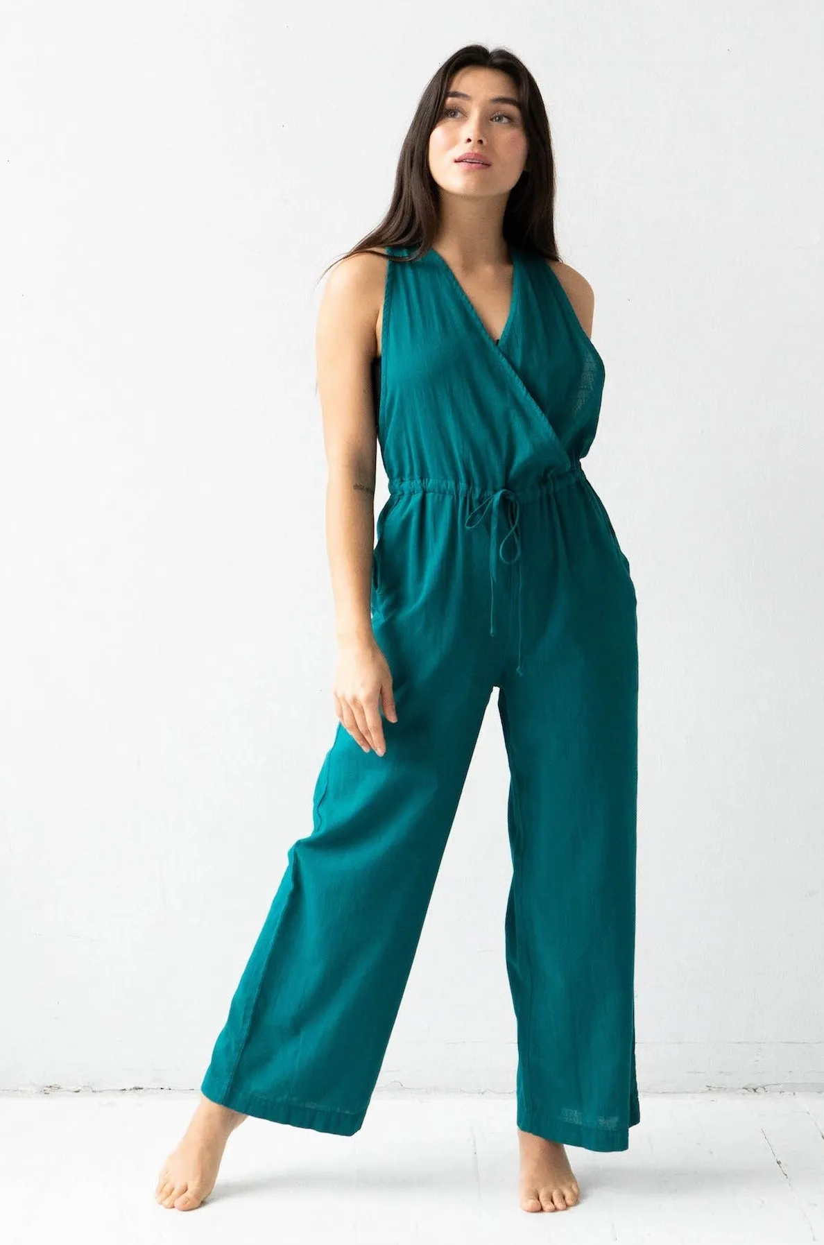 Cross Front Jumpsuit