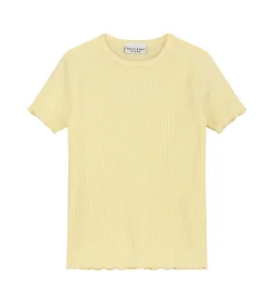 daily brat daisy t-shirt rosie pastel lemon