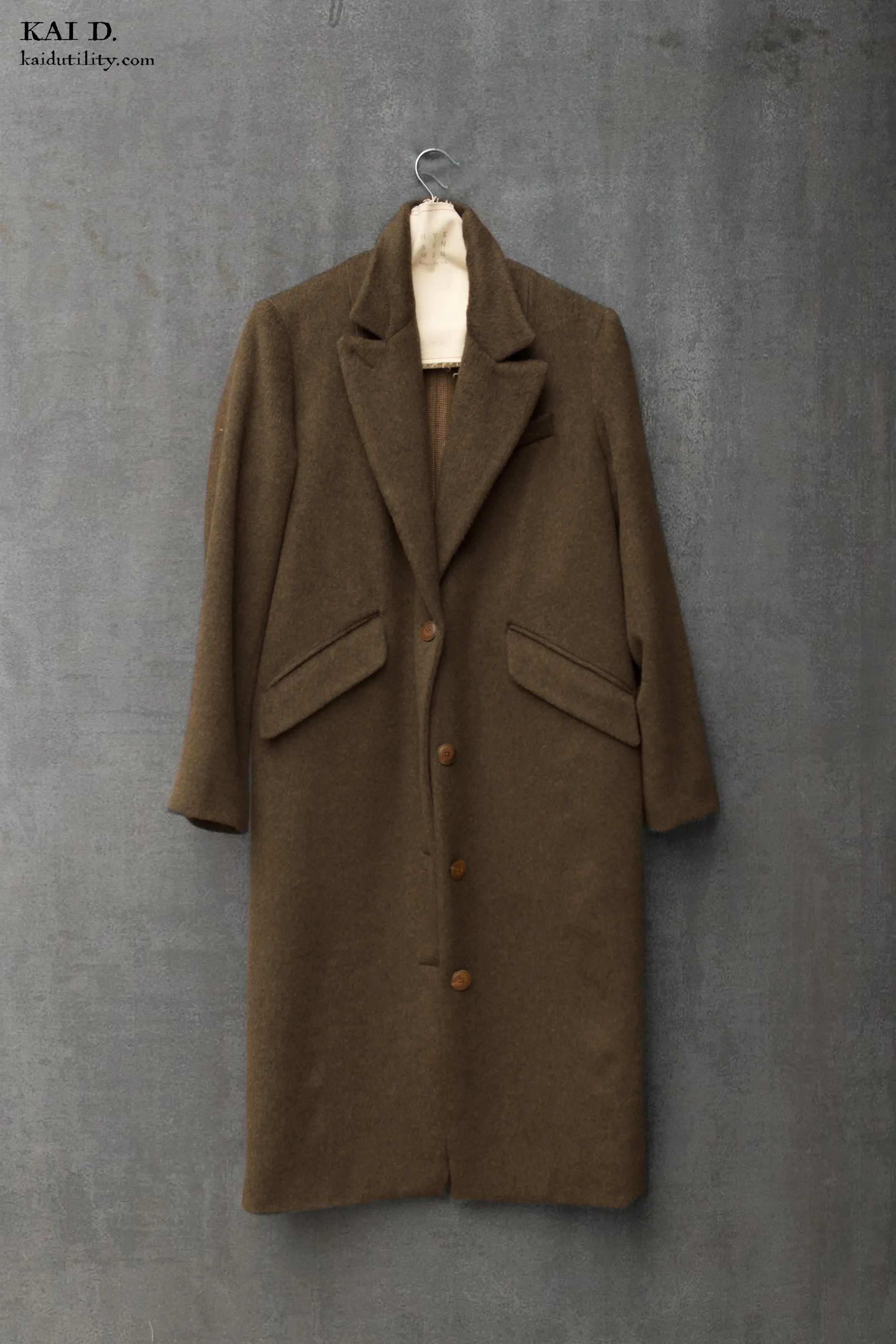 Dietrich Coat - Olive grey -XS, S