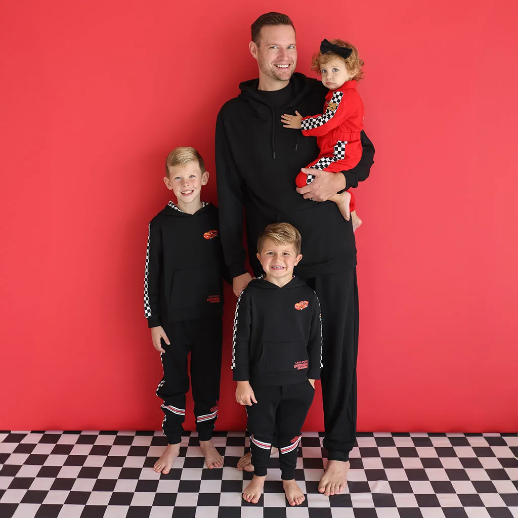 Disney Racing Red Fleece Racing Jumpsuit