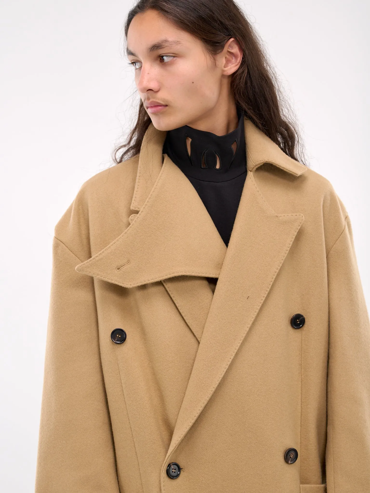 Double-Breasted Coat (CT0224-CAMEL)