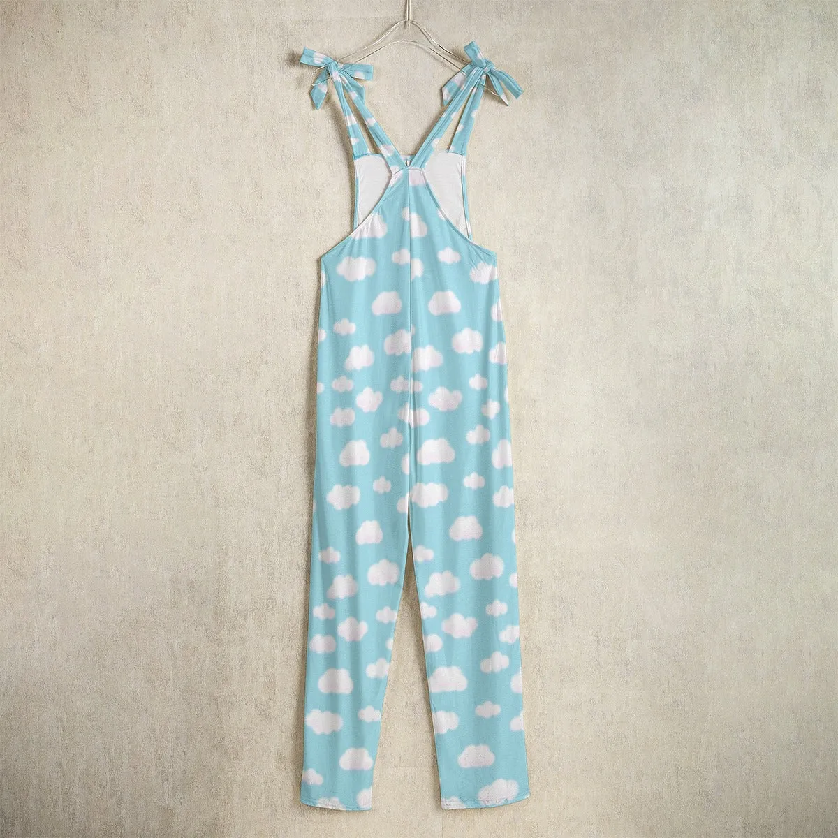 Dreamy Clouds Jumpsuit Overalls (Sky Blue)