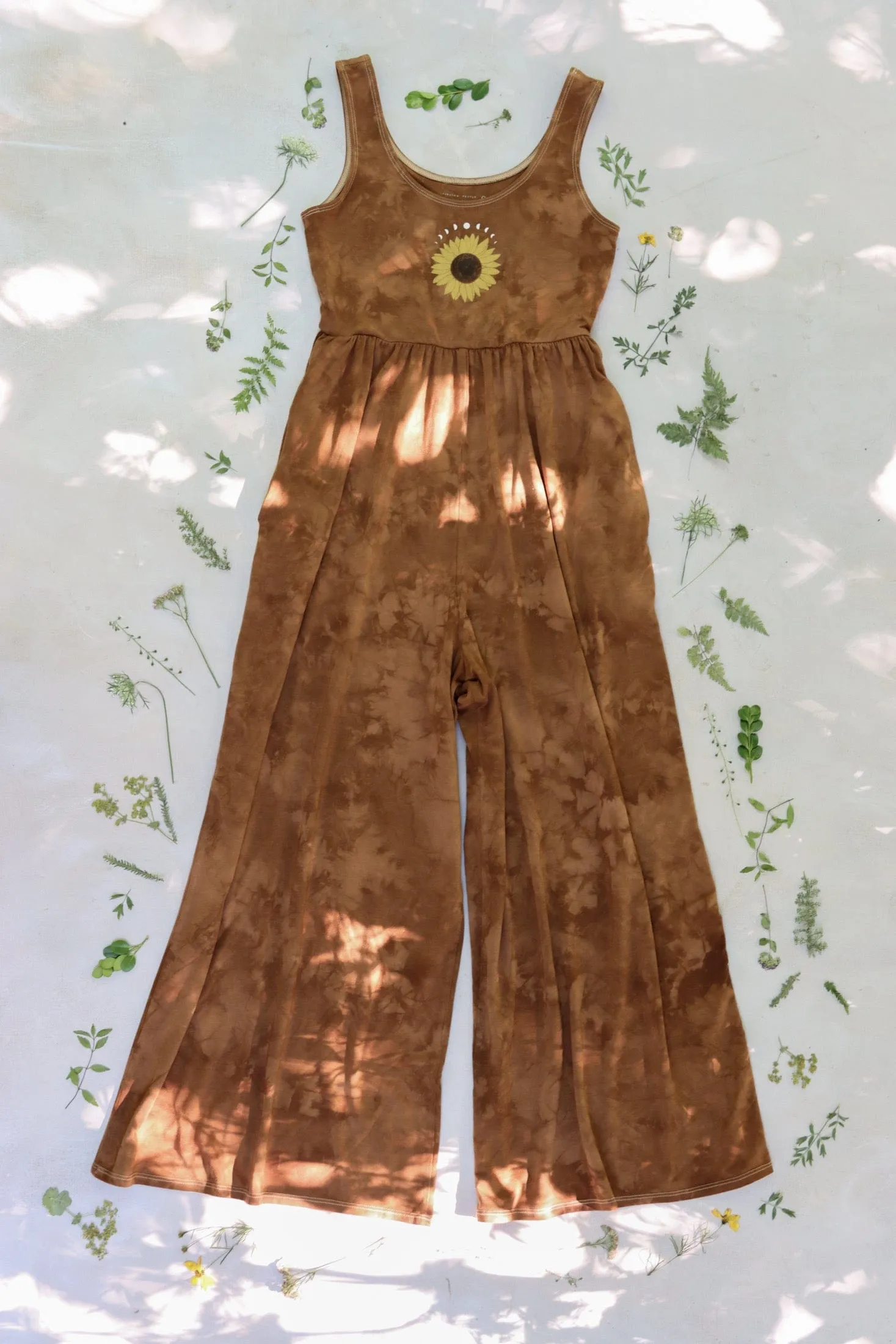 Earthy Sunflower Jumpsuit