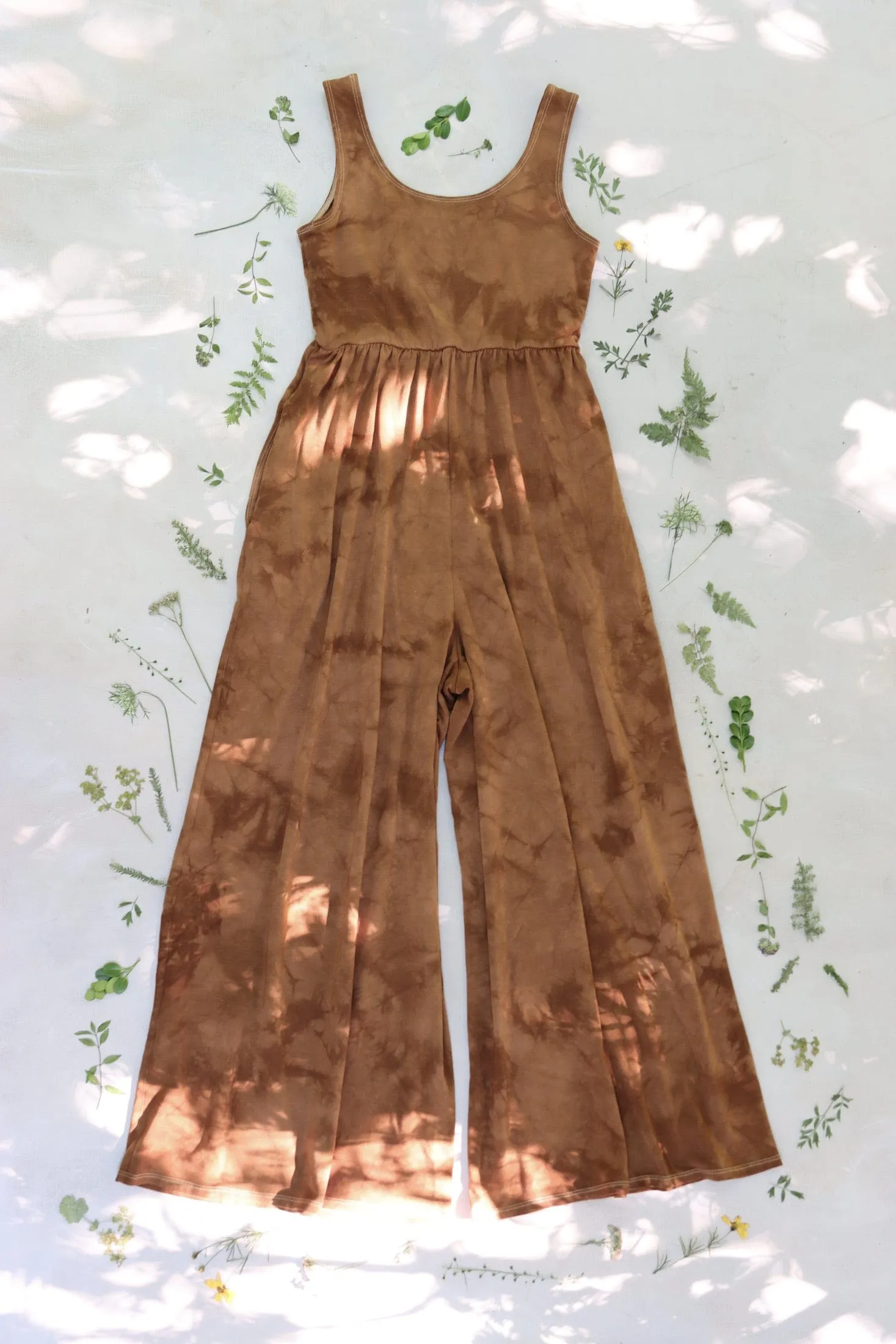 Earthy Sunflower Jumpsuit