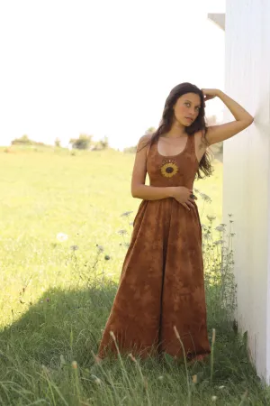 Earthy Sunflower Jumpsuit