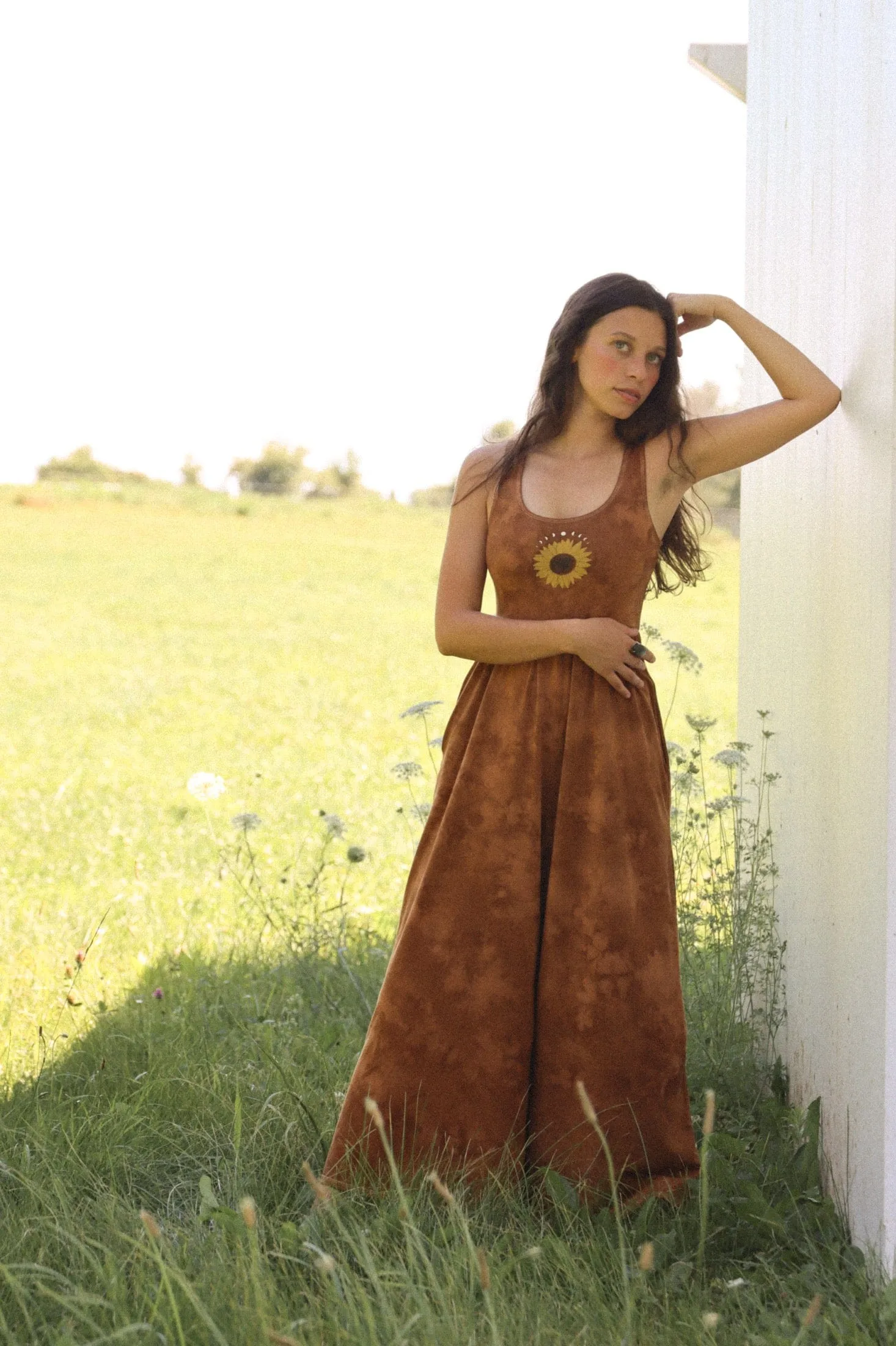 Earthy Sunflower Jumpsuit