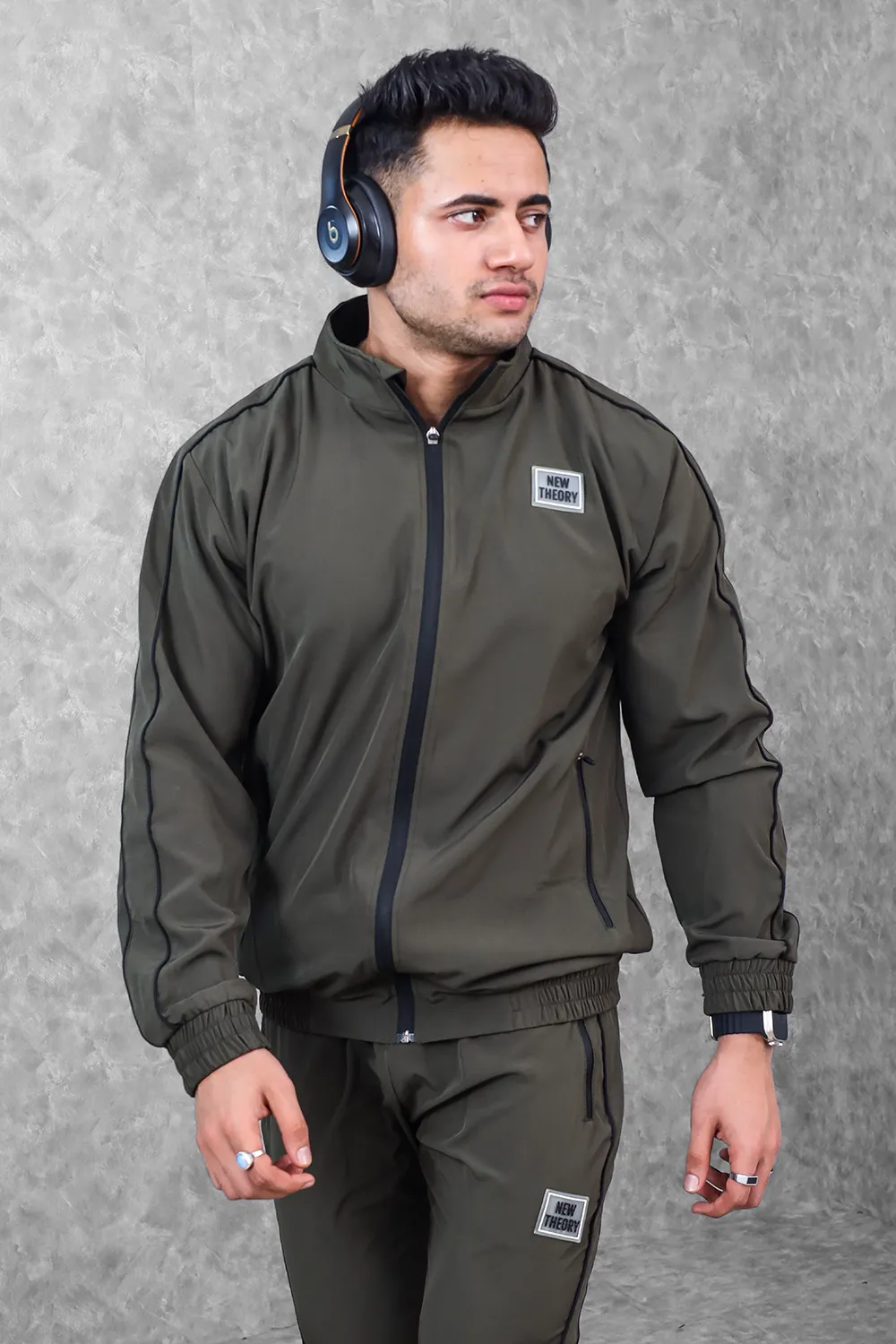 Essential Performance Track top- Olive