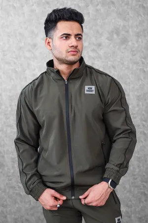 Essential Performance Track top- Olive