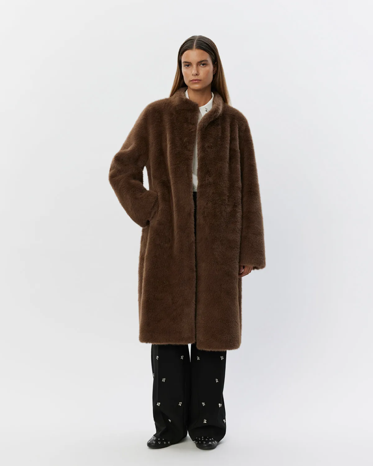 FLORENTIASW COAT - Brown