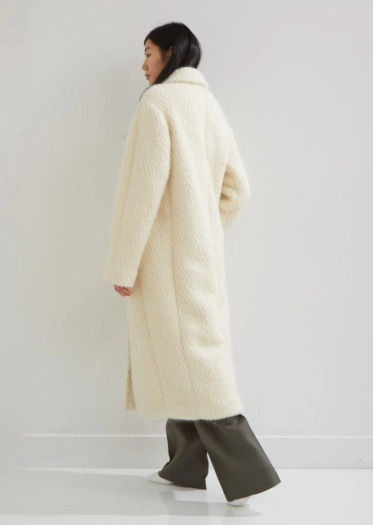 Frejus Wool Bouclé Coat