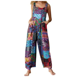 Funki Buys | Pants | Women's Loose Fit Romper | Wide Leg