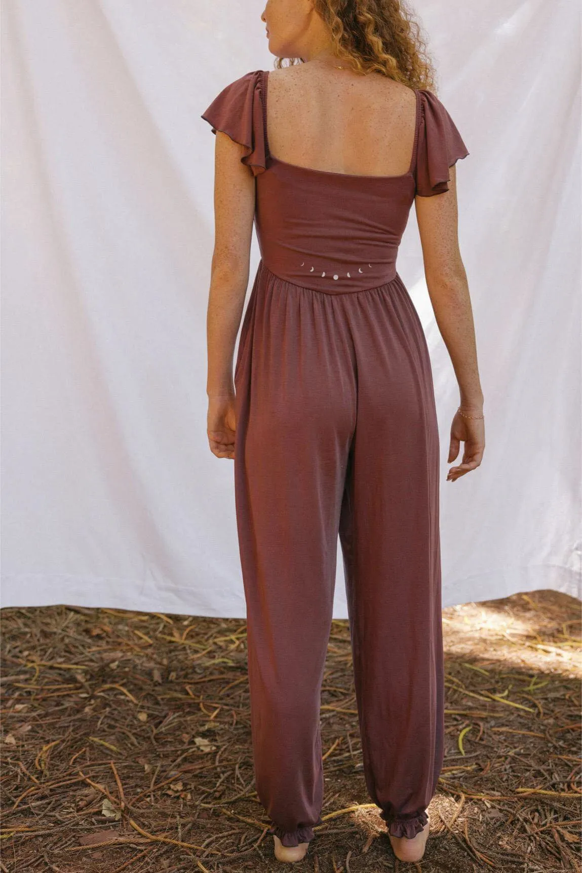 Garnet Moon Spell Flutter Jumpsuit