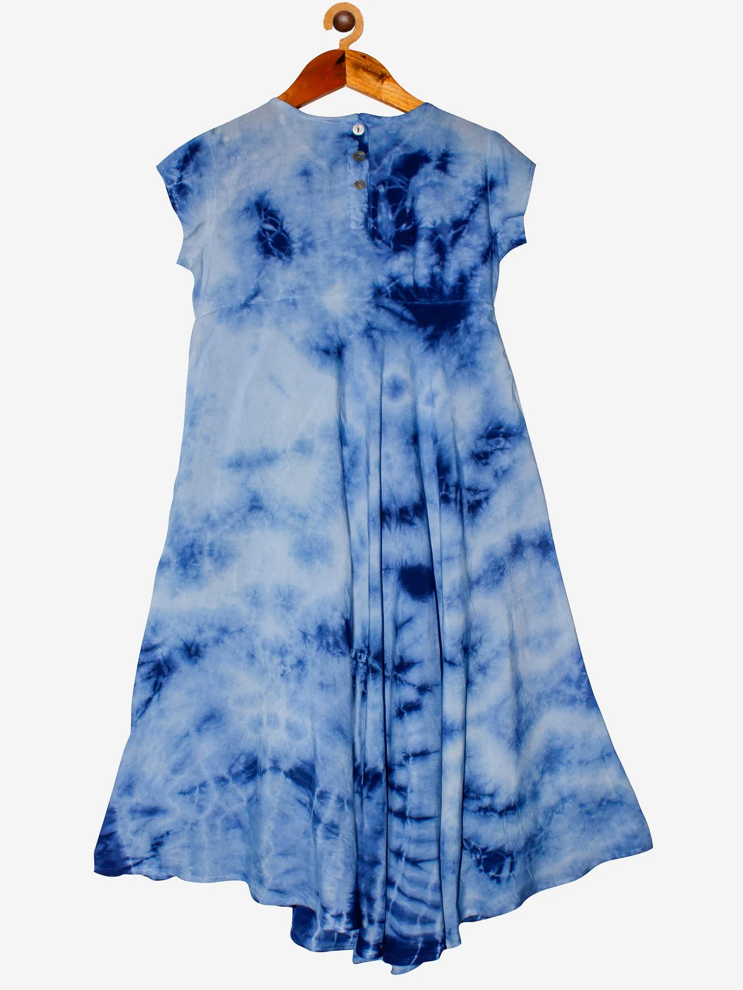 Girls Tie & Dye Ankle Length Dress