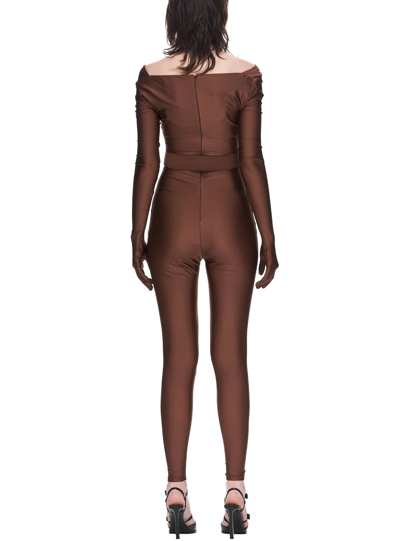 Gloved Jumpsuit (38-S-BROWN)