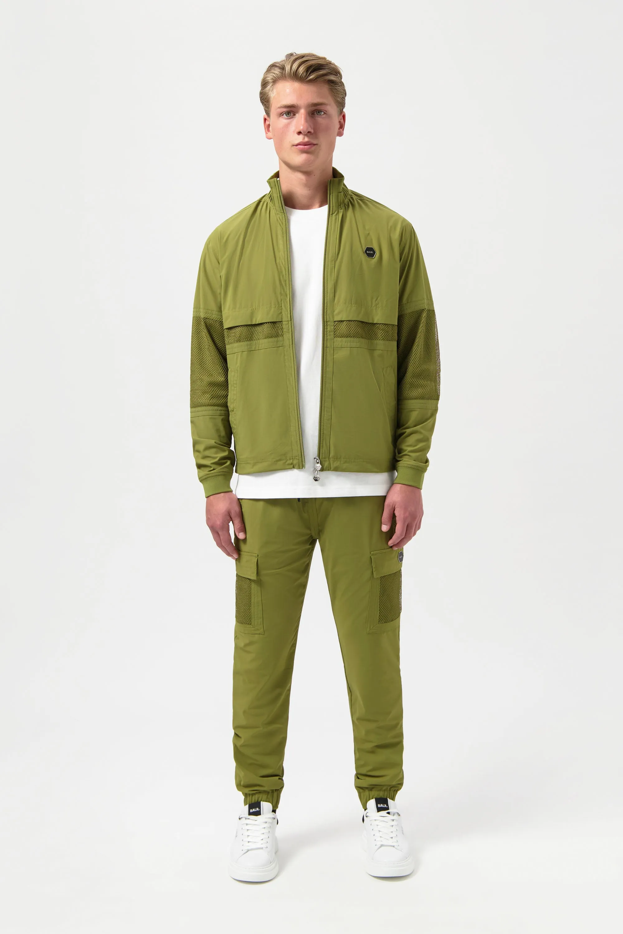 Hexline Regular Fit Track Jacket Sphagnum