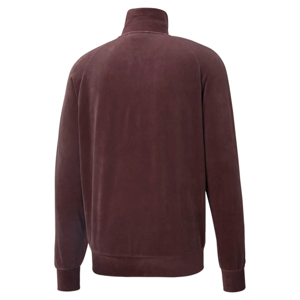 Iconic T7 Velour Full Zip Track Jacket