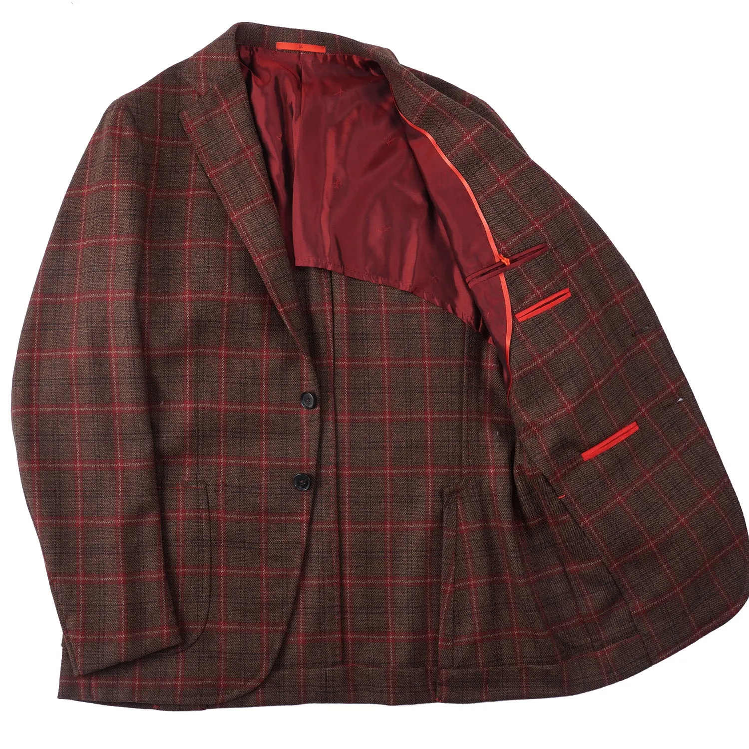 Isaia Soft Woven Wool-Cashmere Sport Coat