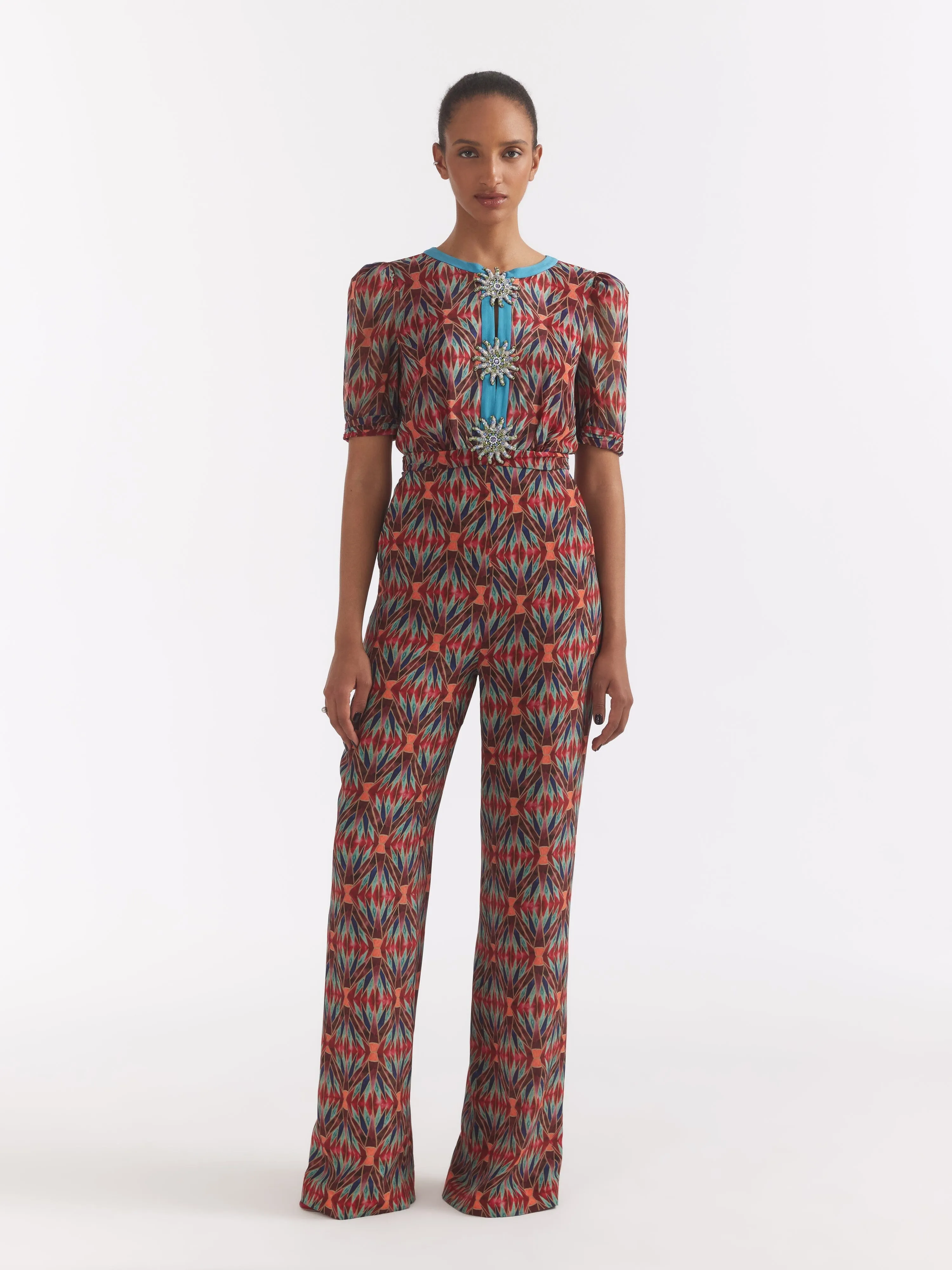 Jamie Jumpsuit in Topaz